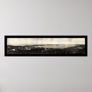 Poster Foto 1911 da Aldeia de Flatts Bermuda