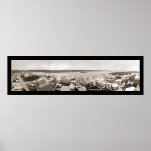 Póster Foto 1911 da torre de Hamilton Bermuda