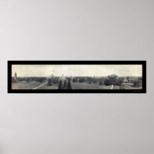 Poster Foto 1911 de Ames do terreno do estado de Iowa