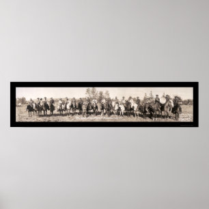 Póster Foto 1911 de Oregon da banda do vaqueiro