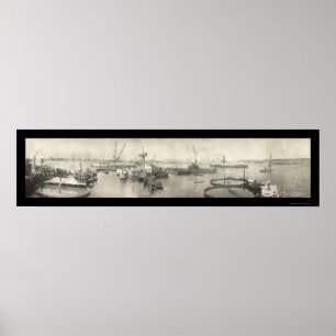 Poster Foto 1911 de USS Maine Havana Cuba