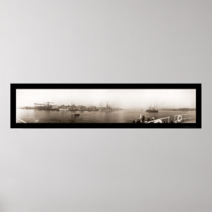 Póster Foto 1911 de Vallejo da Arsenal de Marinha da égu