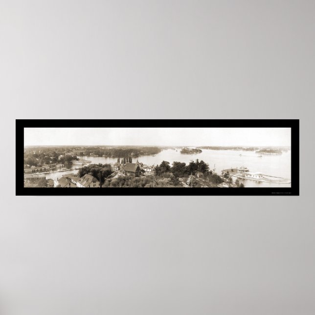 Póster Foto 1912 das mil ilhas NY (Frente)