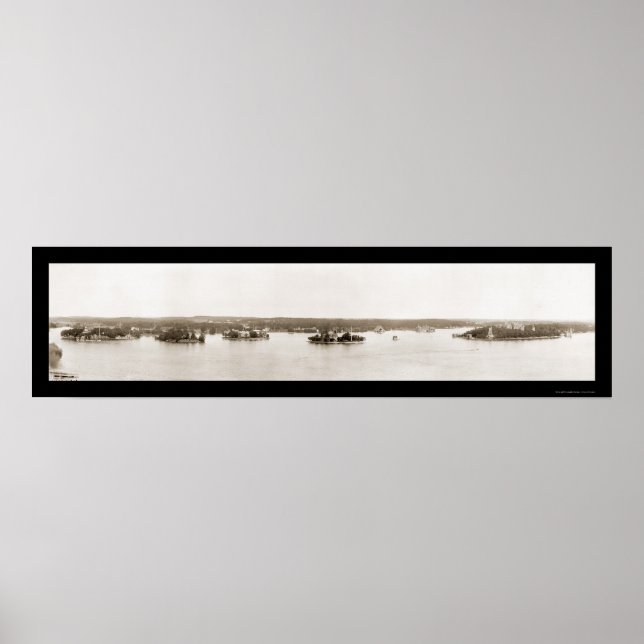 Poster Foto 1912 das mil ilhas NY (Frente)