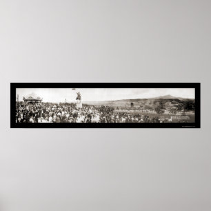 Póster Foto 1913 da dedicação de Kit Carson