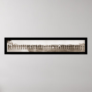 Póster Foto 1913 da equipa de futebol de Purdue