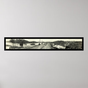 Póster Foto 1913 de Panamá do dique de Gamboa