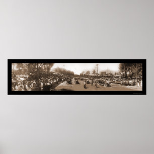 Póster Foto 1913 do estrada da corona
