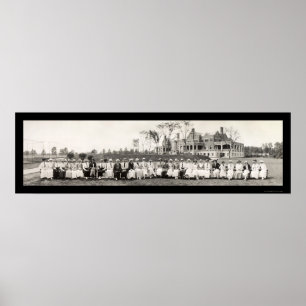 Poster Foto 1913 do golfe NY das mulheres