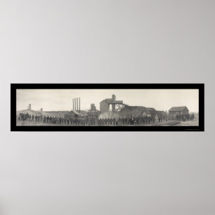 Póster Foto 1915 de Livingston da mina de Coker
