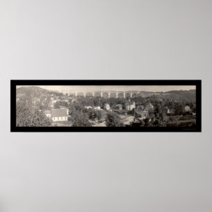 Póster Foto 1915 do PA do viaduto de Nicholson