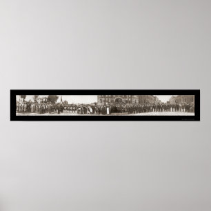 Póster Foto 1916 do grupo dos Pythias dos cavaleiros