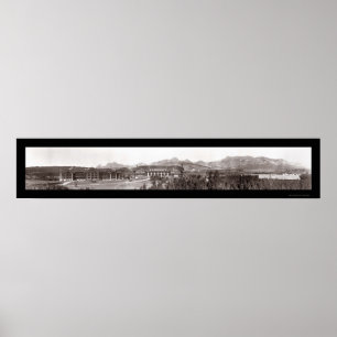 Póster Foto 1916 do nascer do sol do parque da geleira