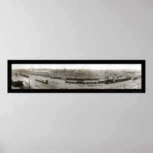 Poster Foto 1916 dos Stockyards do NE de Omaha