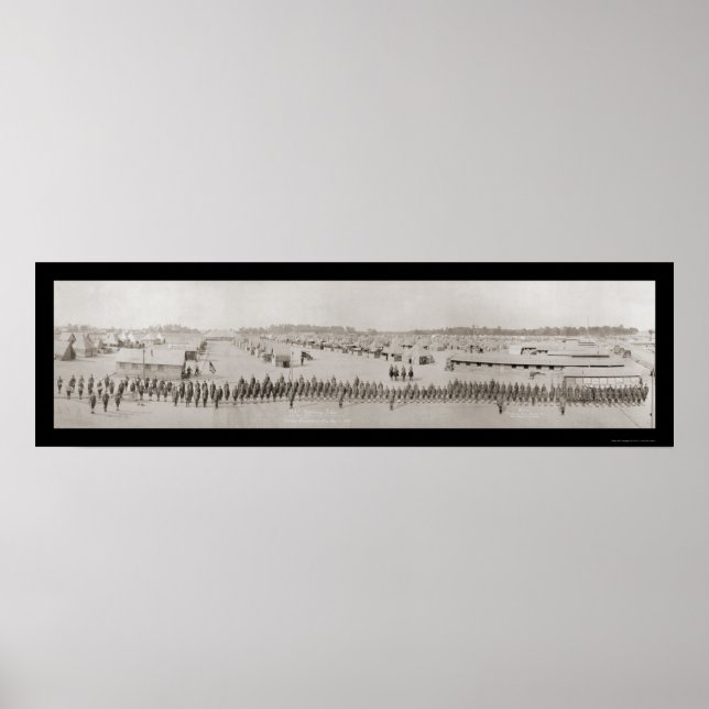 Póster Foto 1918 da Polícia Militar WI (Frente)