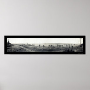 Póster Foto 1918 de CA dos aviões do marinho dos E.U.