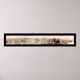 Póster Foto 1919 da skyline de Nova Orleães