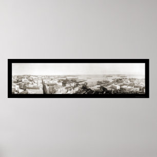 Póster Foto 1919 de San Juan, Puerto Rico