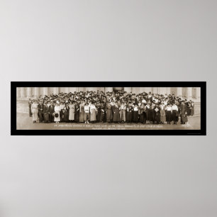 Poster Foto 1919 do Washington D C das mulheres de