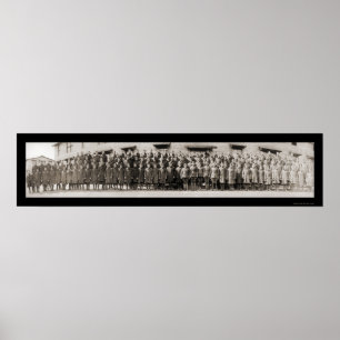 Poster Foto 1919 dos soldados WWI da fonte