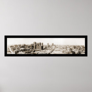 Póster Foto 1920 da skyline de Dallas TX