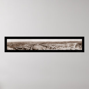 Poster Foto 1920 de McIntosh TX do forte