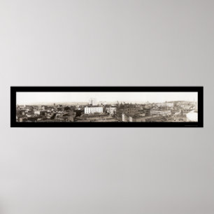 Poster Foto 1921 de Birdseye da Wilkes-Barra