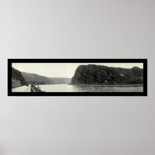 Póster Foto 1921 de Lorelei Rhine River