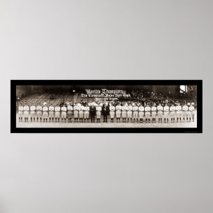 Poster Foto 1921 do basebol dos indianos