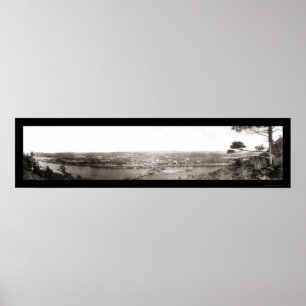Poster Foto 1921 do VT Panview de Brattleboro