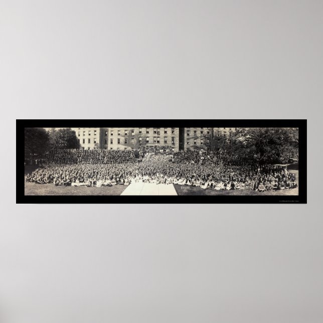 Póster Foto 1922 de Estudantes do Estado da Penn (Frente)