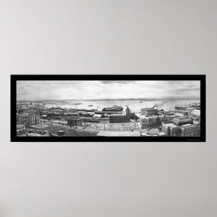 Póster Foto 1927 de San Juan Puerto Rico