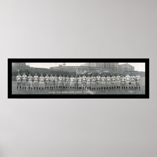 Poster Foto 1929 dos campeões dos Chicago Cubs