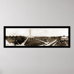 Póster Foto 1935 do Capitólio do LA de Baton Rouge