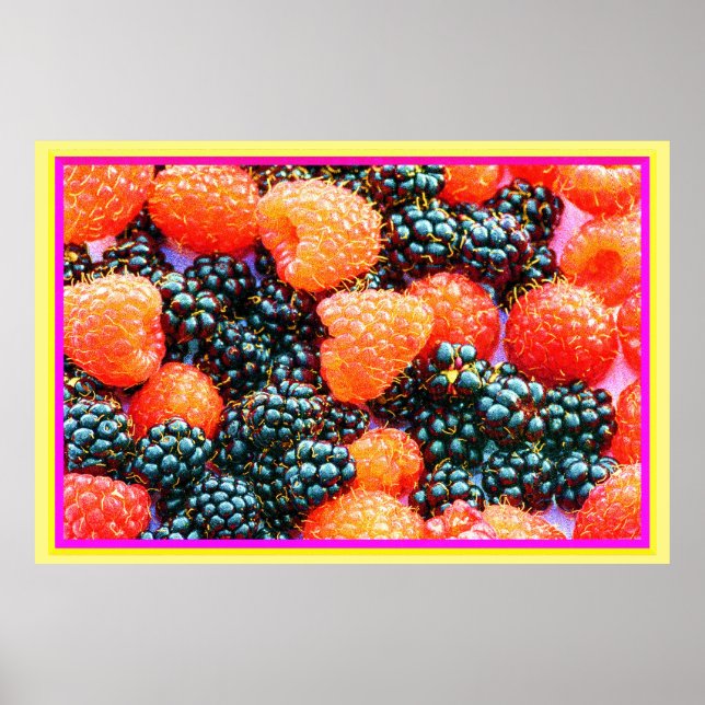 Poster Foto "A Mistura de Berries". Compre agora (Frente)