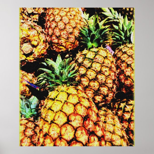 Poster Foto "Abacaxi". Compre agora (Frente)