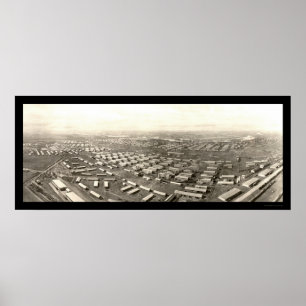 Póster Foto aérea 1918 de Grant do acampamento