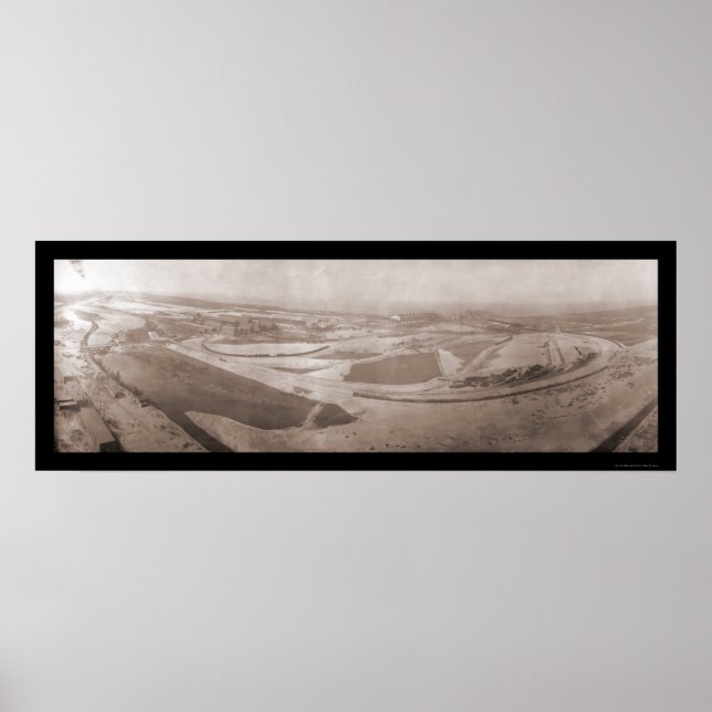 Poster Foto Aerial Indiana Steel 1908 (Frente)