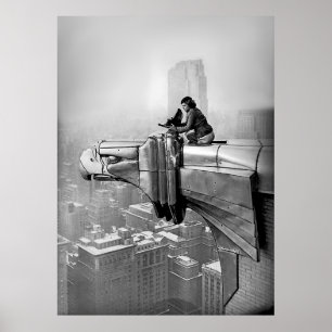 POSTER FOTO ANTIGA DE 1935 MARGARET BOURKE CIDADE DE NOVA