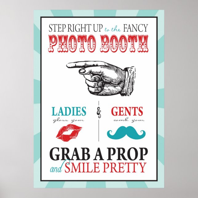 Poster Foto: Booth Sinal de Carnaval Birthday L (Frente)