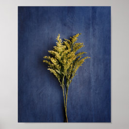 Poster Foto Botânica Rustic Yellow Goldenrod
