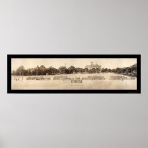 Póster Foto castanha-aloirada 1918 da universidade
