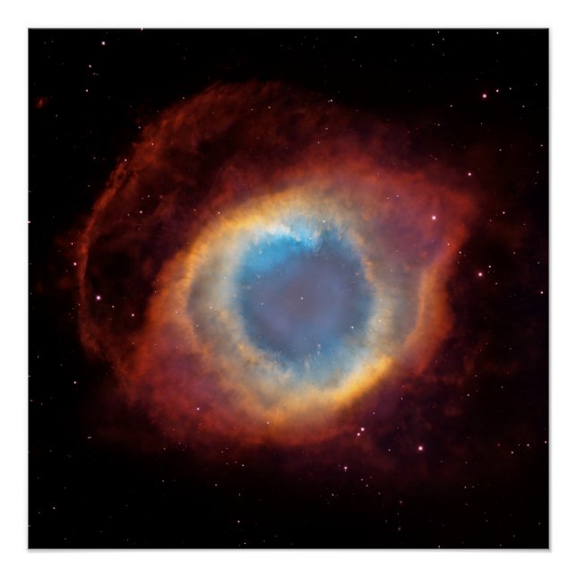 Póster Foto Celestial da Nebulosa Hélice (Frente)