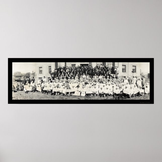 Poster Foto ceremonial do Shriners 1920 (Frente)