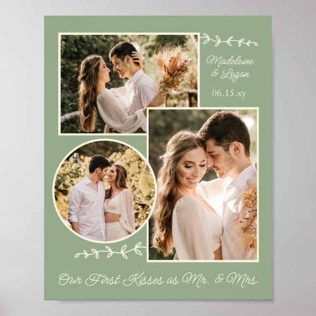 Poster Foto Collage Casal de Casamento Sr. Sage (Frente)
