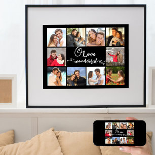 Poster Foto Collage Love é uma imagem maravilhosa