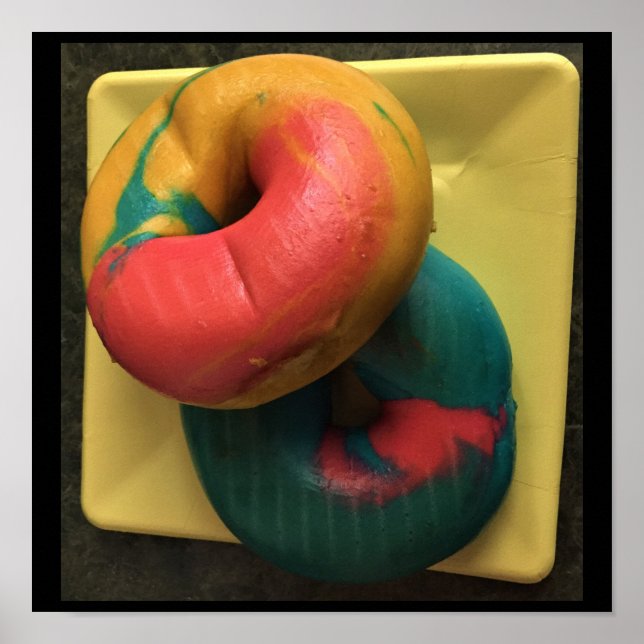 Poster Foto Colorful Bagels (Frente)