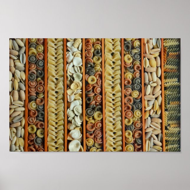 Poster Foto Colorida Pasta (Frente)