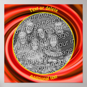 Poster Foto Crie a sua própria imagem