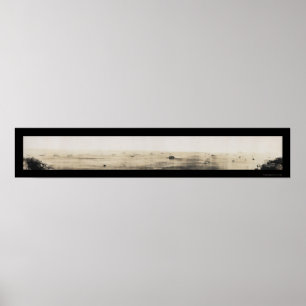 Póster Foto da baía de Panamá da frota do marinho